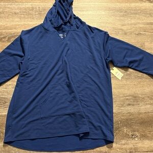 Terra & Sky Blue Hoodie with Front Pocket 2x sizes 16 to 18 new with tag